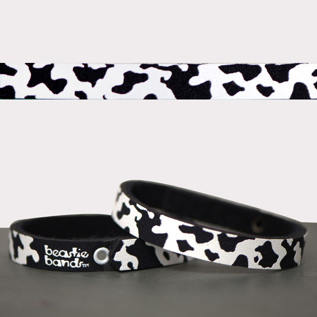 Beastie Band Cat Collars - Symbols + Patterns Collection Cow Print