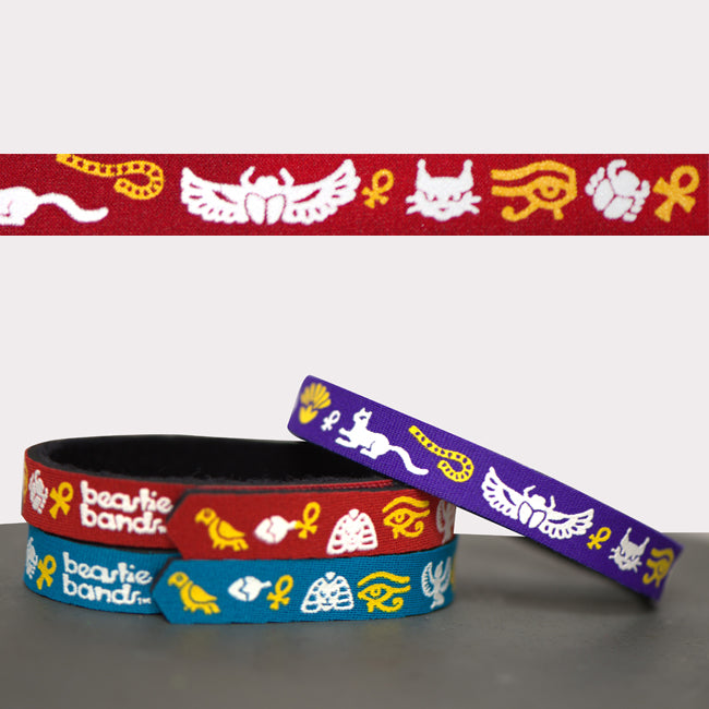 Beastie Band Cat Collars - Symbols + Patterns Collection Egyptian Symbols