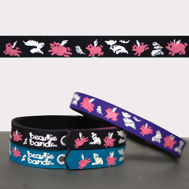 Beastie Bands Cat Collars - Animal Collection Flying Pigs