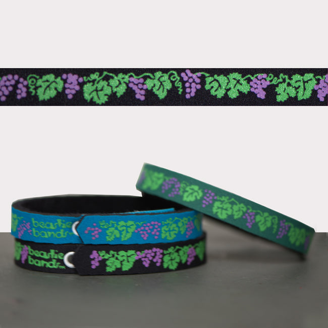 Beastie Band Cat Collars - Flower + Garden Collection Grapes + Vines