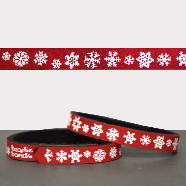 Beastie Band Cat Collars - Holiday Collection Snowflakes