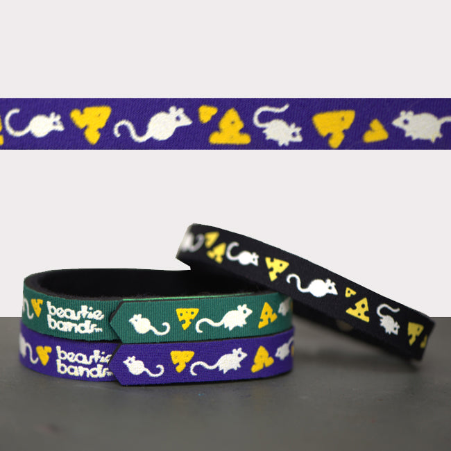 Beastie Bands Cat Collars - Animal Collection Mice + Cheese