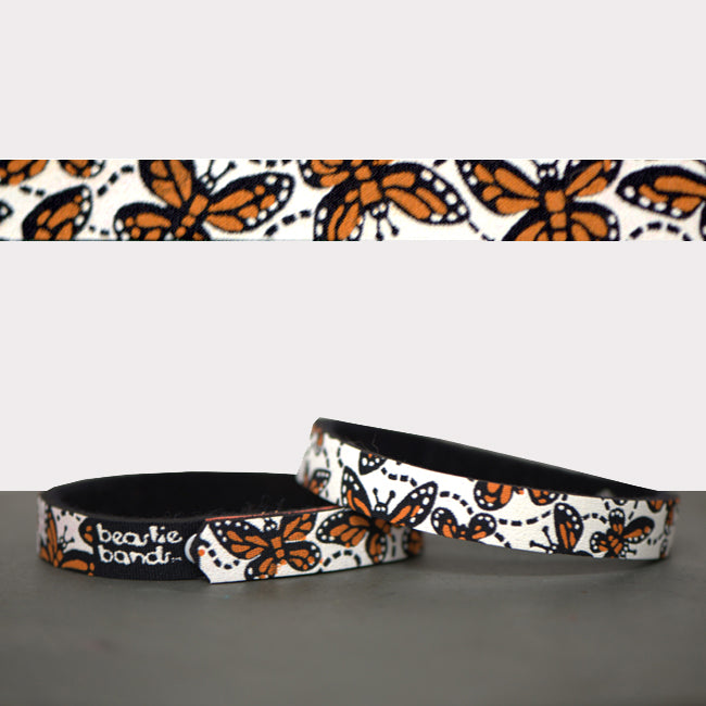 Beastie Band Cat Collars - Flower + Garden Collection Monarch Butteflies