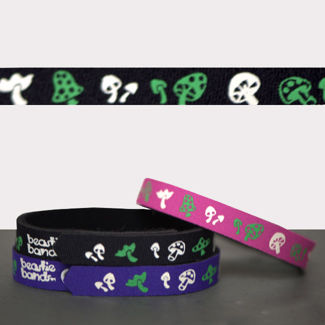 Beastie Band Cat Collars - Flower + Garden Collection Magic Mushrooms