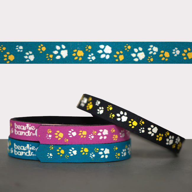 Beastie Bands Cat Collars - Animal Collection Pawprints