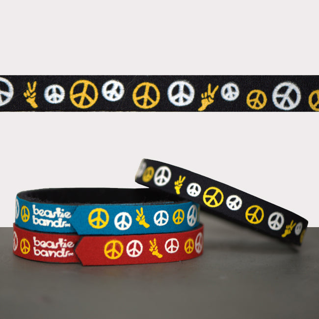 Beastie Band Cat Collars - Good Times Collection Peace Signs