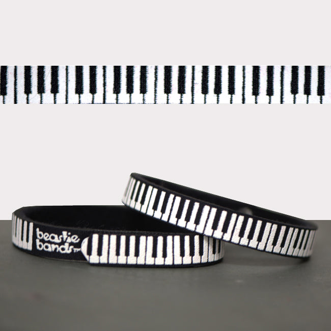 Beastie Band Cat Collars - Symbols + Patterns Collection Piano Keys
