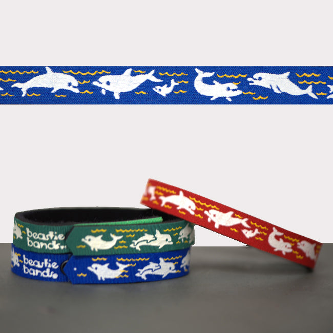Beastie Band Cat Collars - Aquatic Collection Dolphins