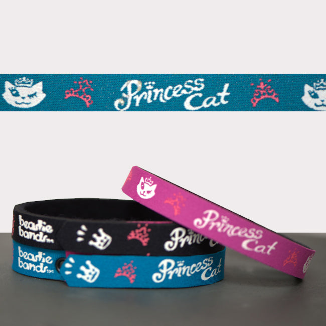 Beastie Band Cat Collars - Fun Phrases Collection Princess Cat