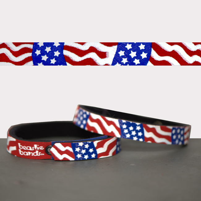 Beastie Band Cat Collars - Holiday Collection Stars + Stripes