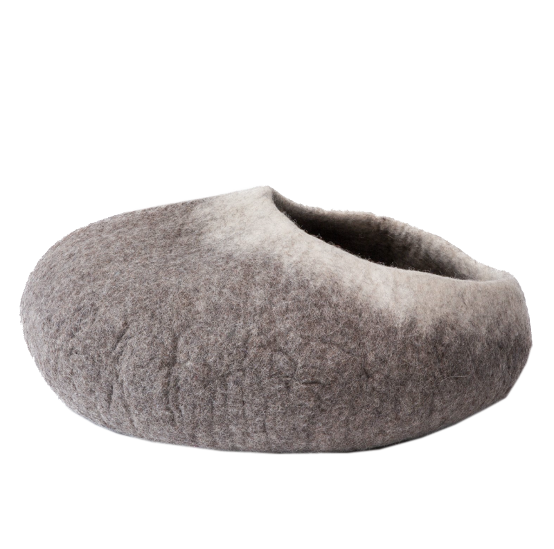 Ombre Wool Pet Cave - Natural
