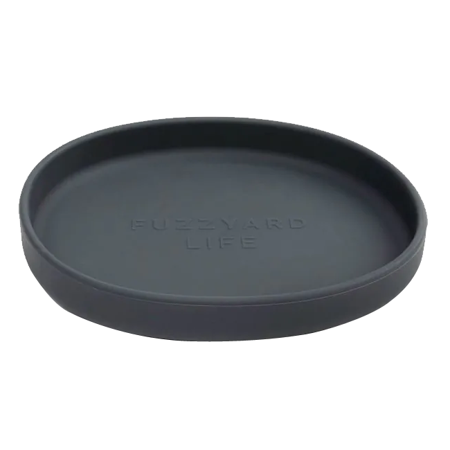Silicone Cat Dish in Slate Grey