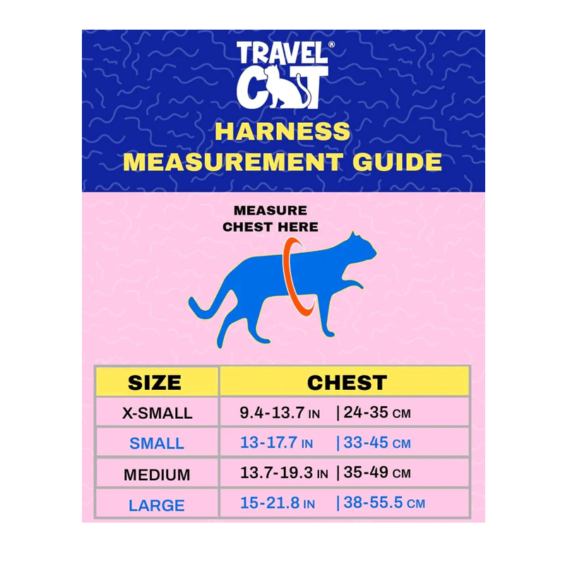 Adventurer Travel Cat Harness and Leash Set