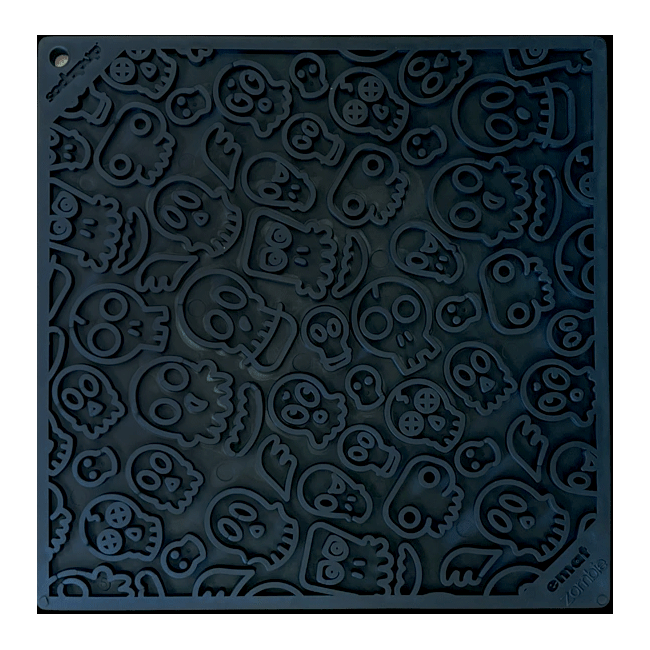 Skull Design Enrichment Lick Mat