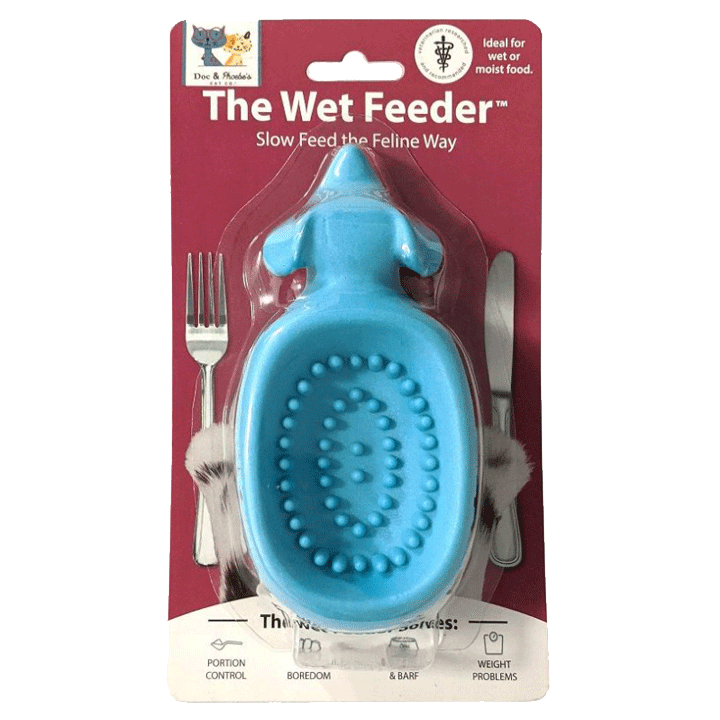 Wet Feeder Cat Slow Feeder