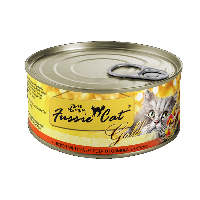 Fussie Cat Gold Chicken With Sweet Potato Formula In Gravy