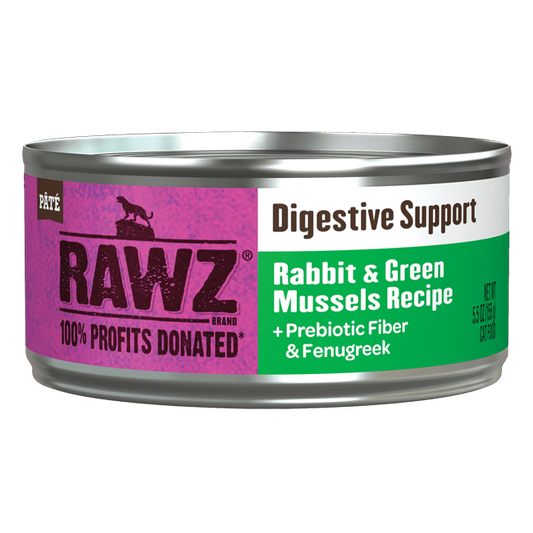 RAWZ Digestive Support Rabbit & Green Mussels Recipe