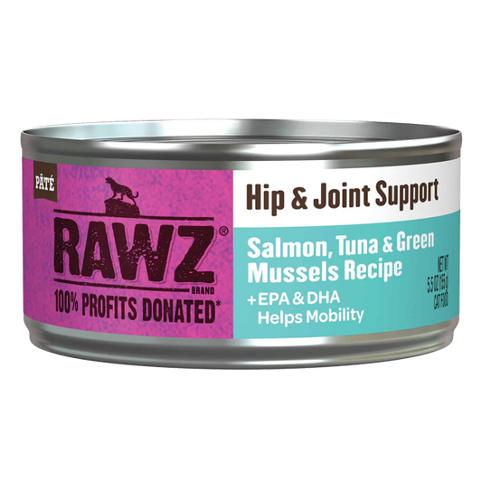 RAWZ Hip & Joint Support Salmon, Tuna & Green Mussels Recipe