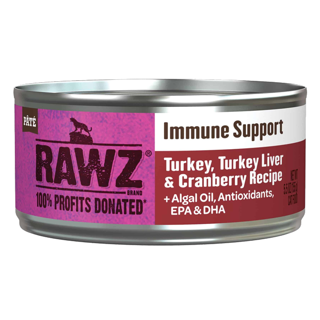 RAWZ Immune Support Turkey, Turkey Liver & Cranberry
