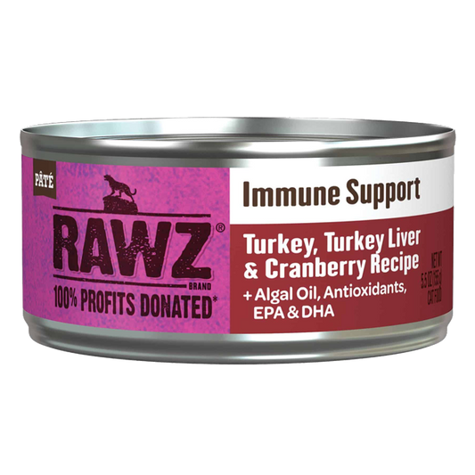 RAWZ Immune Support Turkey, Turkey Liver & Cranberry