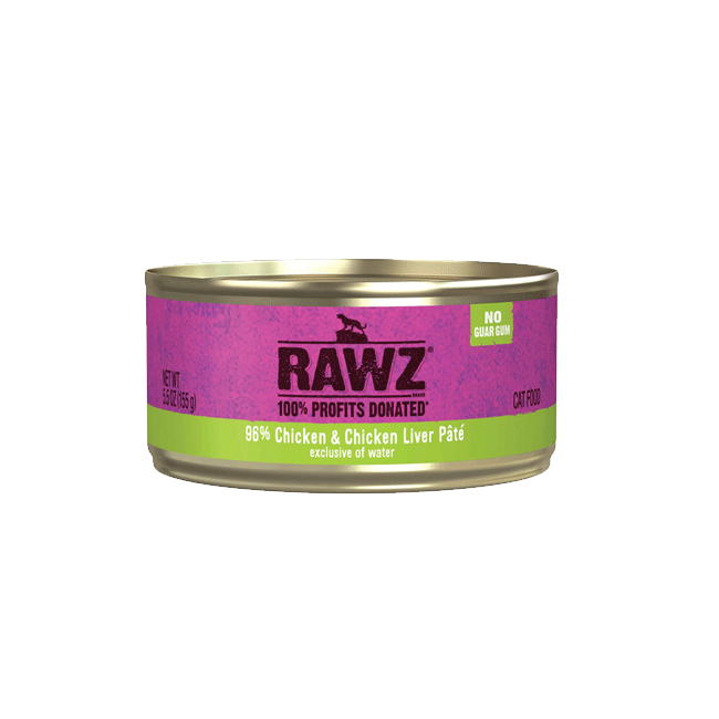 RAWZ 96% Chicken & Chicken Liver Pate for Cats