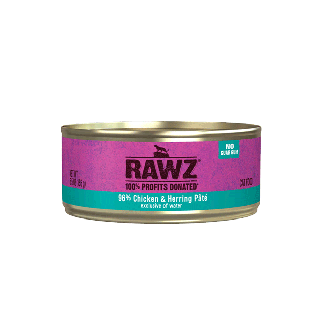 RAWZ 96% Chicken & Herring Pate for Cats