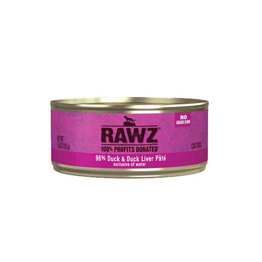 RAWZ 96% Duck & Duck Liver Pate for Cats