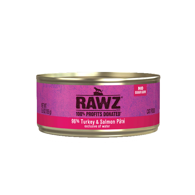 RAWZ 96% Turkey & Salmon Pate for Cats
