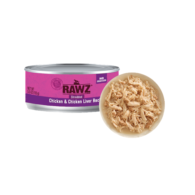 RAWZ Shredded Chicken & Chicken Liver Recipe