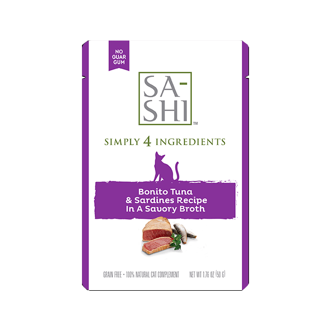 SA-SHI Aku Tuna and Sardines in Broth Pouches
