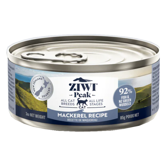 ZIWI PEAK Canned Wet Cat Food - Mackerel Recipe