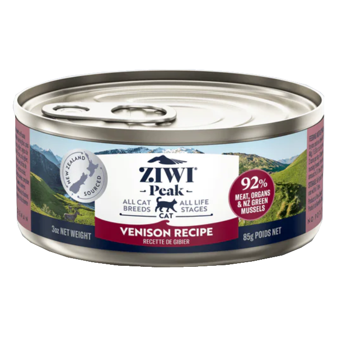 ZIWI PEAK Canned Wet Cat Food - Venison Recipe