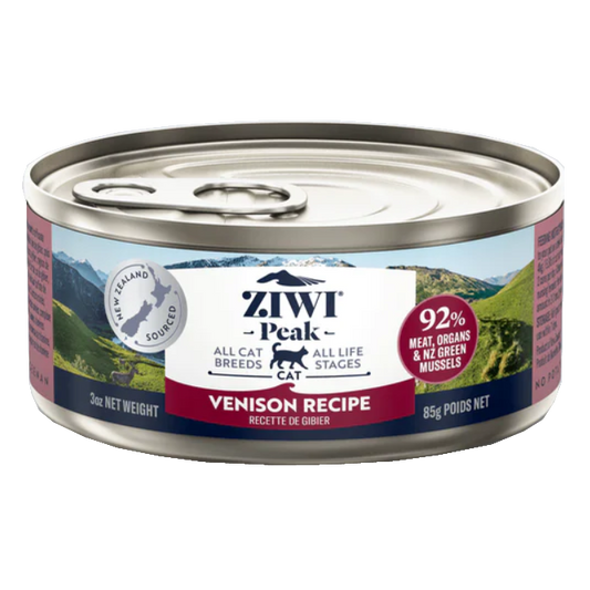 ZIWI PEAK Canned Wet Cat Food - Venison Recipe
