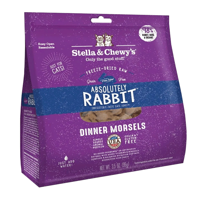 Stella & Chewy's Rabbit Freeze-Dried Raw Dinner Morsels