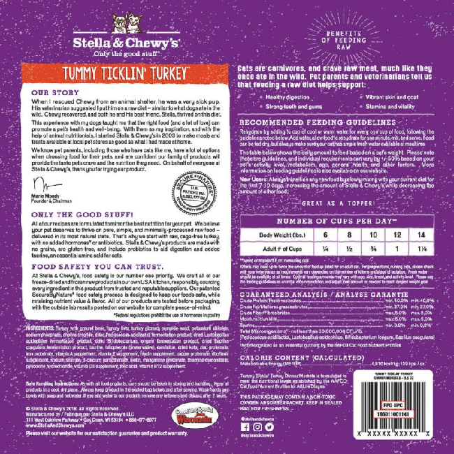 Stella & Chewy's Turkey Freeze-Dried Raw Dinner Morsels