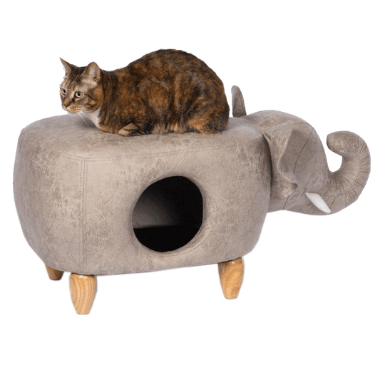 Prevue Elephant Ottoman with Kitty Cat Hideaway