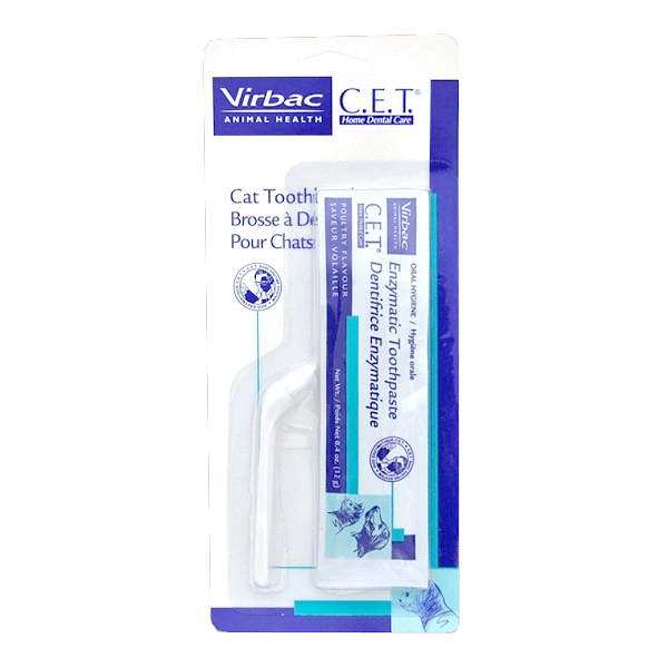 Virbac Cat Toothbrush Starter Set