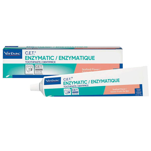 Virbac C.E.T. Enzymatic Cat Toothpaste in Seafood