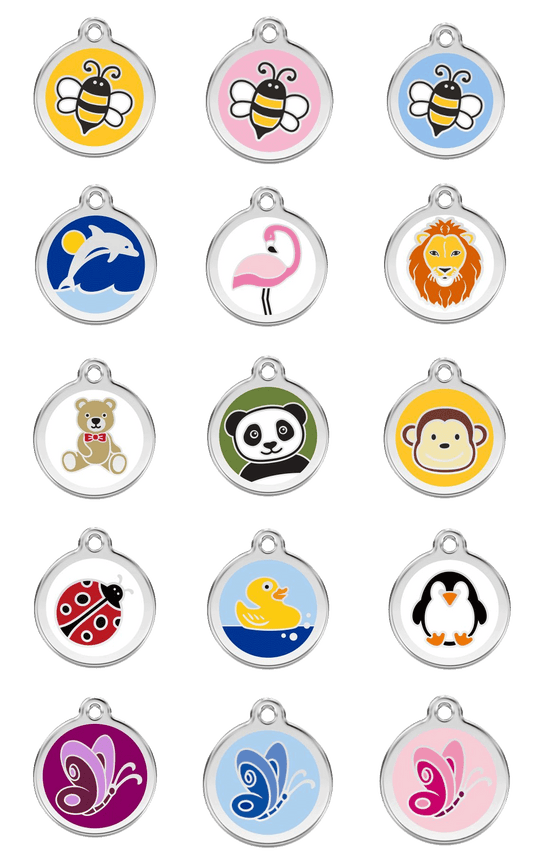 Red Dingo Pet ID Tags - Animal Designs