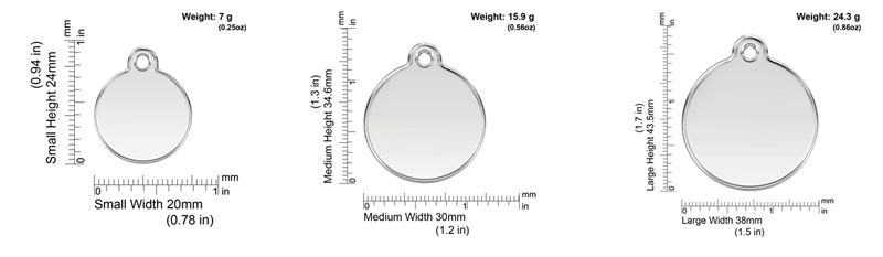 Red Dingo Pet ID Tags - Fun Designs