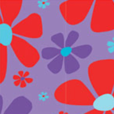 Tower Tunnel Cat Scratcher - Retro Flowers