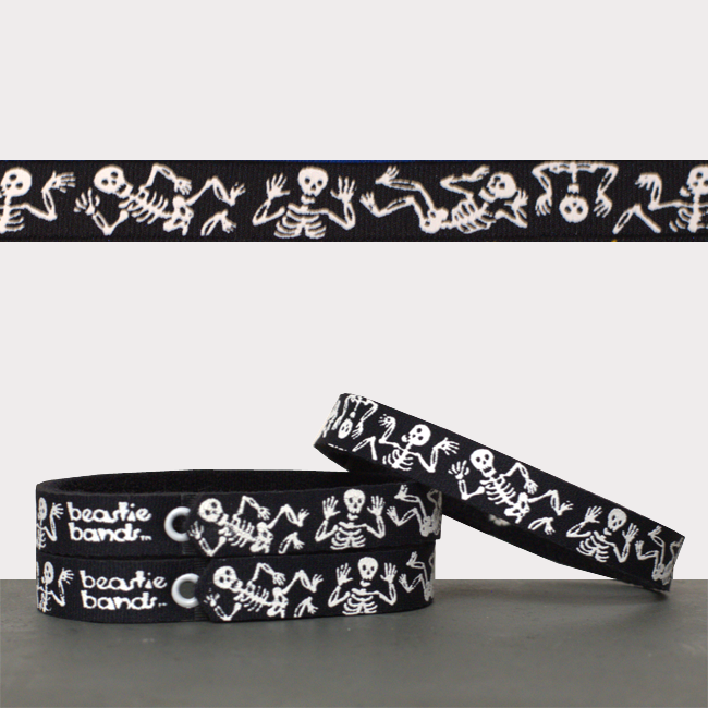 Beastie Band Cat Collars - Holiday Collection Spooky Skeletons