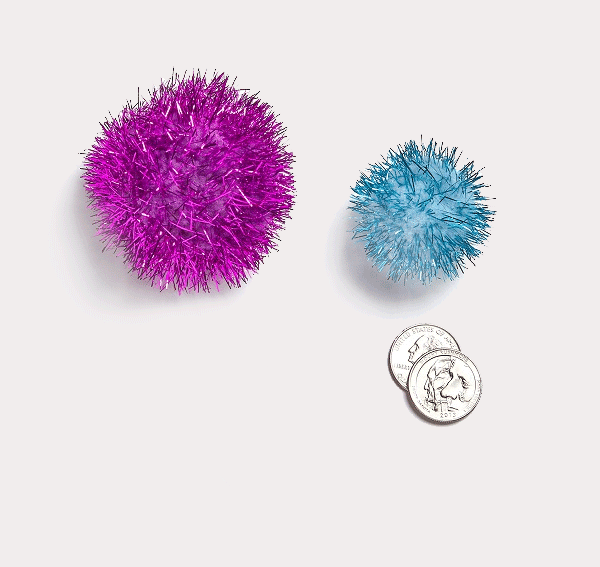 Sparkling Comet Pom Pom Balls
