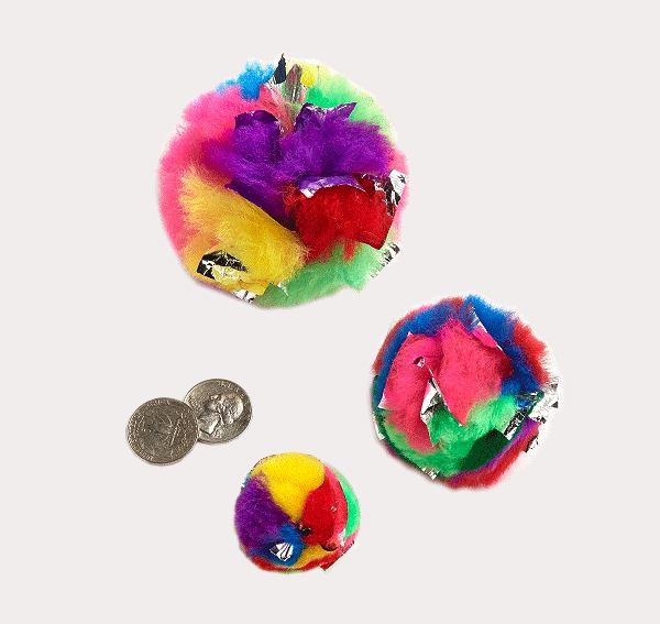 Pom pom shops ball cat toys