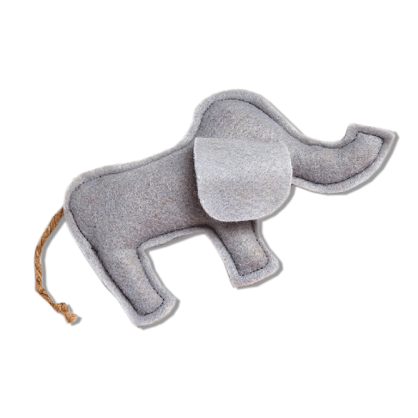 Felt Elephant Organic Catnip Toy