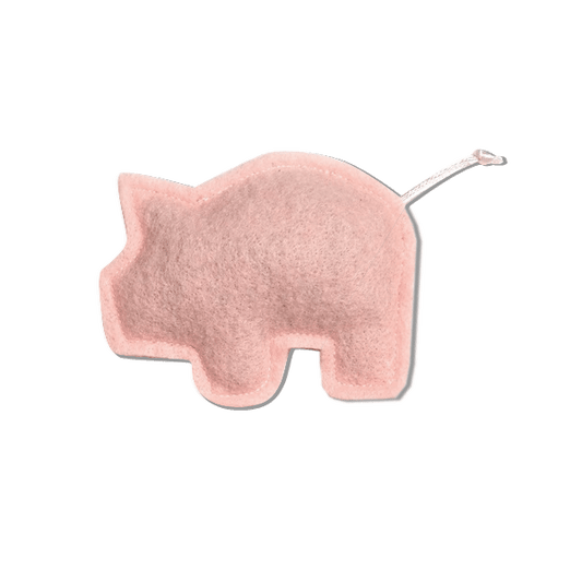 Felt Pig Organic Catnip Toy
