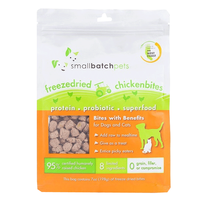 Smallbatch Freeze Dried Super Booster Chicken Bites