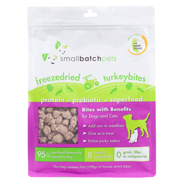 Smallbatch Freeze Dried Super Booster Turkey Bites