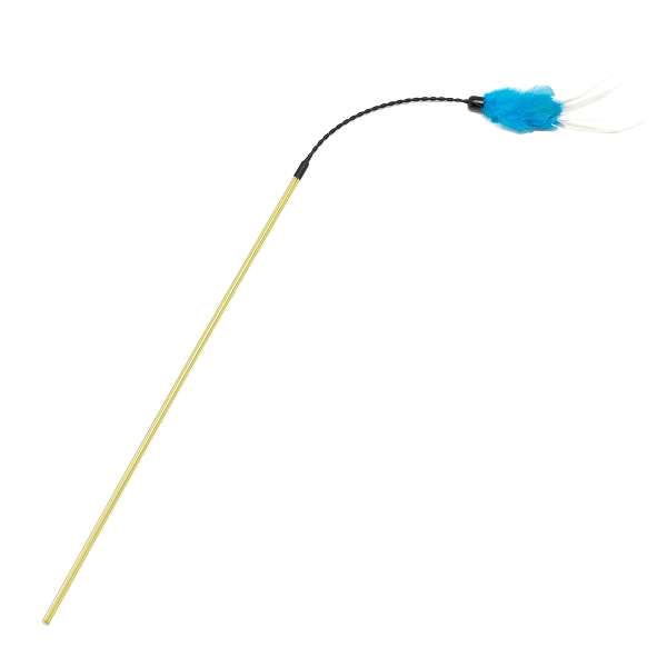 PURRfect Feather Bouncer Wand Cat Toy