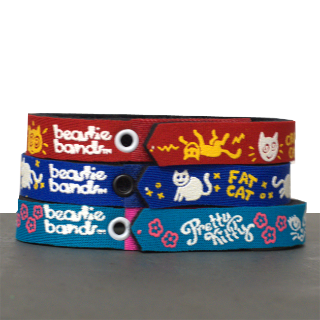 Beastie Band Cat Collars - Fun Phrases Collection